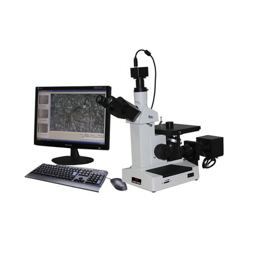 Microscopio metallografico - HL101-BW - Shanghai Hualong Test Instruments Corporation - da laboratorio / per ispezione / educativo