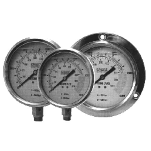 Manometro analogico - GRIPHOLD ENGINEERING - filettato / in acciaio inossidabile / a soffietto