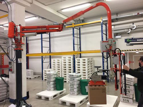 Manipolatore pneumatico - Atismirus 100 - ATIS s.r.l. - con presa / a vuoto / di posizionamento