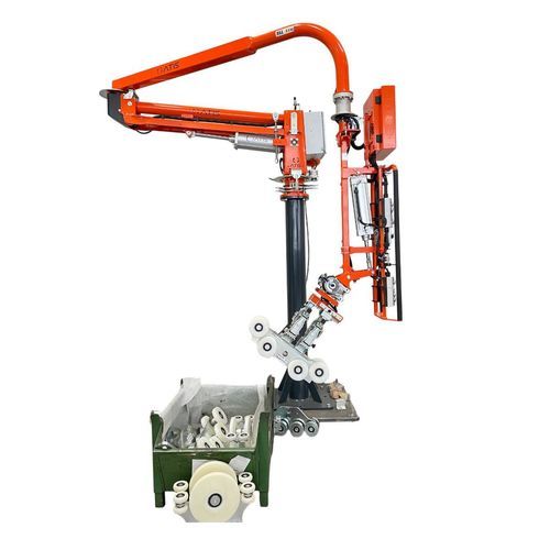 Manipolatore pneumatico - ATIS s.r.l. - di cerchioni / per spazio ridotto / con ribaltatore