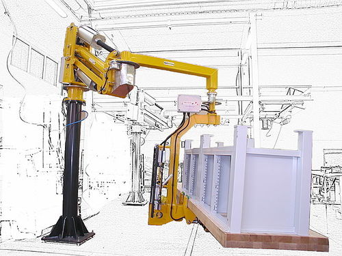 Manipolatore pneumatico - ATISmirus 500  - ATIS s.r.l. - con presa / per postazione di lavoro