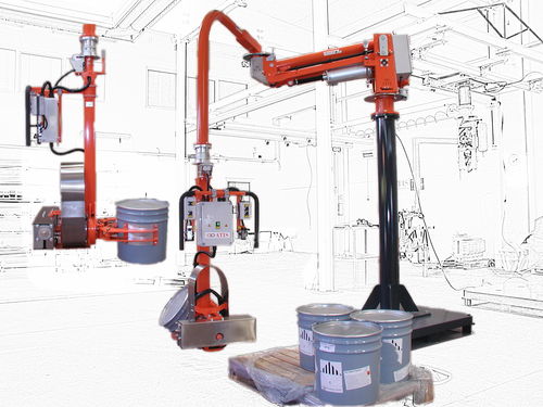 Manipolatore pneumatico - ATISmirus 100 ATEX - ATIS s.r.l. - con presa / per fusti / per movimentazione