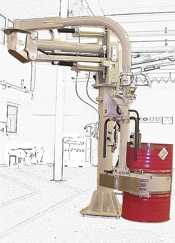 Manipolatore con presa - ATISmirus 300 - ATIS s.r.l. - per fusti / per movimentazione / rotativo
