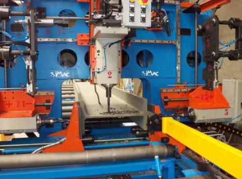 Linea di foratura CNC - IM DB series - Steelex International - per travi