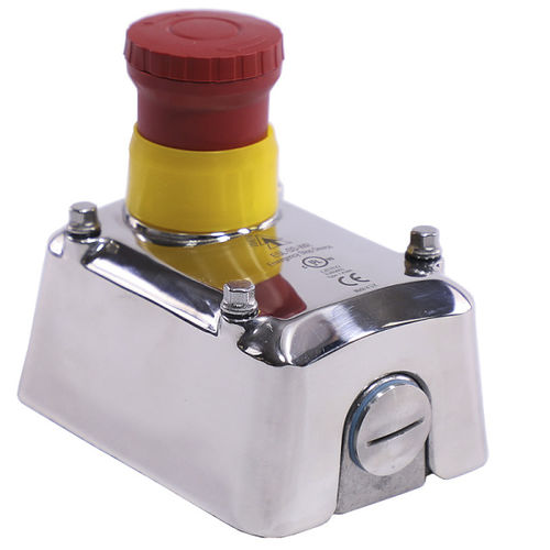 Pulsante di arresto di emergenza - ESL-SS-WR - Idem Safety Switches - impermeabile all'acqua / rinforzato / IP69K