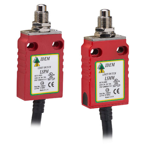 Contatto di fine corsa per ascensore - LSPM - Idem Safety Switches - per trasportatore / in miniatura / IP67