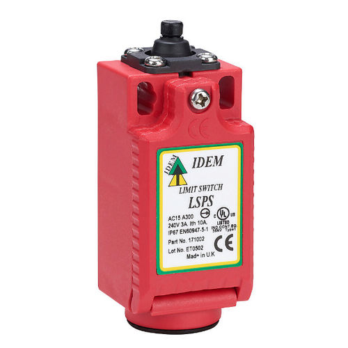 Contatto di fine corsa IP67 - LSPS series - Idem Safety Switches - washdown / di sicurezza / con pistone a rotella