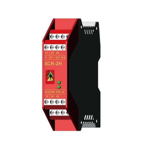 Relè di sicurezza su guida DIN - SCR-2H - Idem Safety Switches - compatto