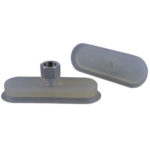 Ventosa piatta - 10FO.100X35.001.02-G14F - VacMotion - ovale / in silicone / di sollevamento