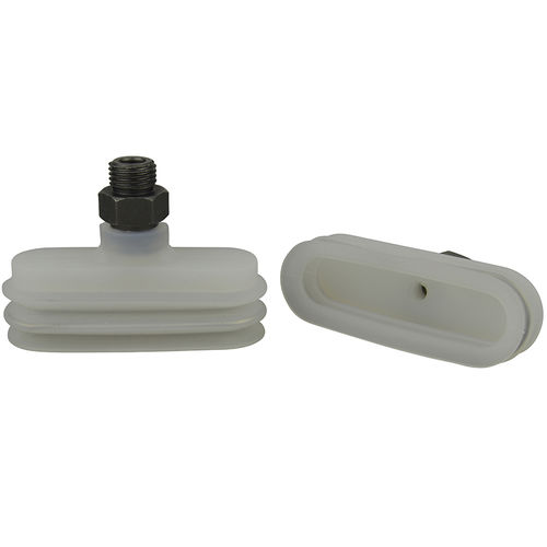 Ventosa a soffietto - VOB25X75-SIT-G14M - VacMotion - ovale / in silicone / di sollevamento