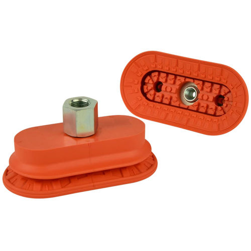 Ventosa a soffietto - VOB40x80N-60-18F - VacMotion - ovale / in NBR / di sollevamento