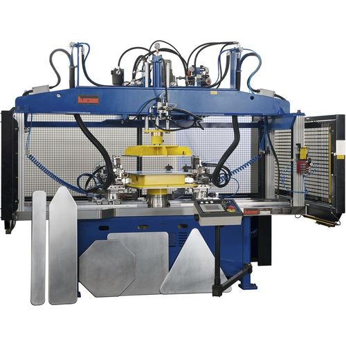 Bordatrice modanatrice automatica - VBU 2200  - Lucas - doppia / per pezzi poligonali / per pannelli stradali
