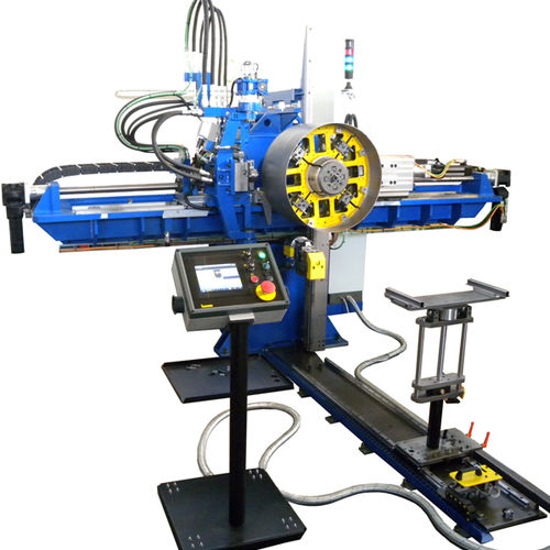 Flangiatrice a motore - Rotor 4 - Lucas - per pezzi rotondi