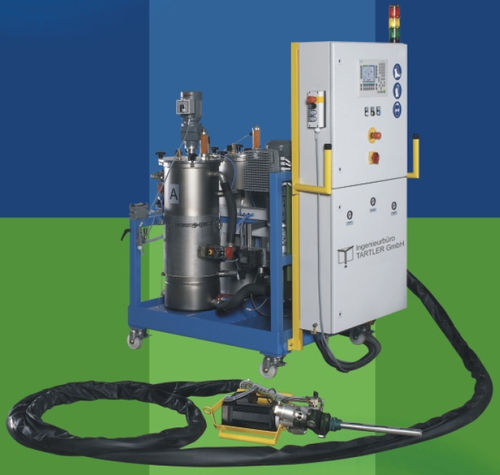 Miscelatore-dosatore di resine - max. 50 l/min | Nodopur VS - TARTLER GmbH - con pompa a ingranaggi / da laboratorio / con regolazione di portata