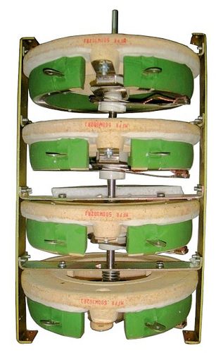 Reostato manuale - 1 - 4kW | FVR series - MF Power Resistor Ltd. - montato in tandem / di carica