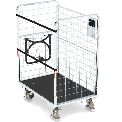 Roll-container bloccabile - EURO-LINE E1 - LKE GmbH - Excellence in Material Handling - in metallo