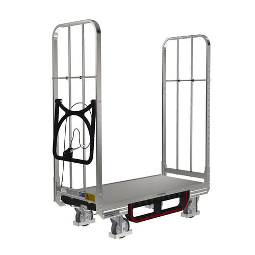 Carrello da trasporto - KLT 600 E1 OKD - LKE GmbH - Excellence in Material Handling - per movimentazione / per preparazione di ordini / in acciaio galvanizzato