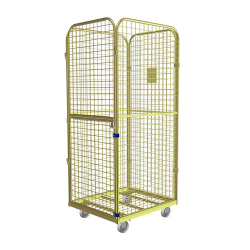 Roll-container per tessili - Premium XL Standard - LKE GmbH - Excellence in Material Handling - in maglia metallica