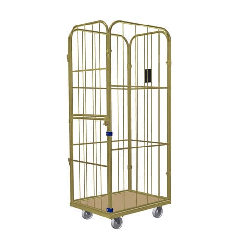 Roll-container per tessili - Junior XL Standard - LKE GmbH - Excellence in Material Handling - in maglia metallica / 4 pannelli