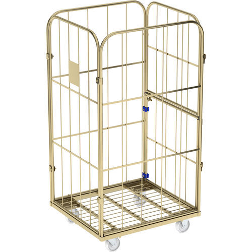 Roll-container per tessili - CLASSIC X Standard - LKE GmbH - Excellence in Material Handling - 4 pannelli / in maglia metallica