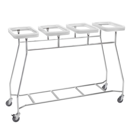 Carrello per la raccolta multiuso - WSS4 - LKE GmbH - Excellence in Material Handling - in acciaio inossidabile