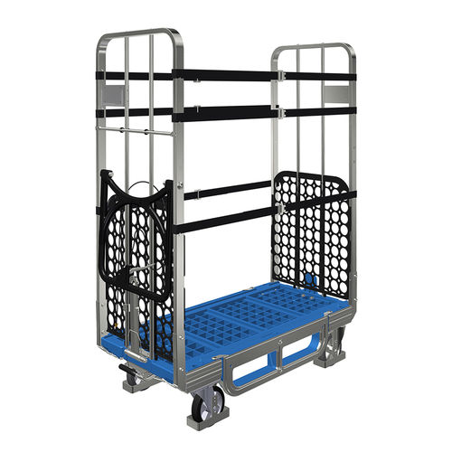 Carrello di distribuzione di posta - ECOFLEX 600 E1 NKD ESD - LKE GmbH - Excellence in Material Handling - in metallo / in plastica / 1 livello