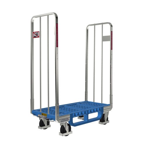 Carrello di distribuzione di posta - ECOFLEX 600 E1 OKD ESD BASIC - LKE GmbH - Excellence in Material Handling - in metallo / in plastica / in polipropilene