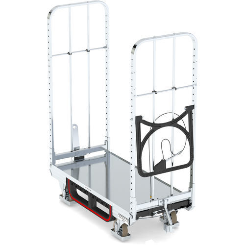 Carrello da trasporto - KLT 600 E1 VKD - LKE GmbH - Excellence in Material Handling - per movimentazione / per preparazione di ordini / in acciaio galvanizzato