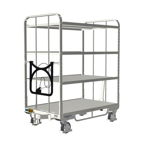 Carrello da trasporto - KLT 800 E4 OKD - LKE GmbH - Excellence in Material Handling - di carico / per preparazione di ordini / in acciaio galvanizzato