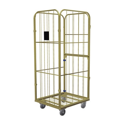 Roll-container per tessili - Classic XXL Combitainer - LKE GmbH - Excellence in Material Handling - 4 pannelli / in maglia metallica