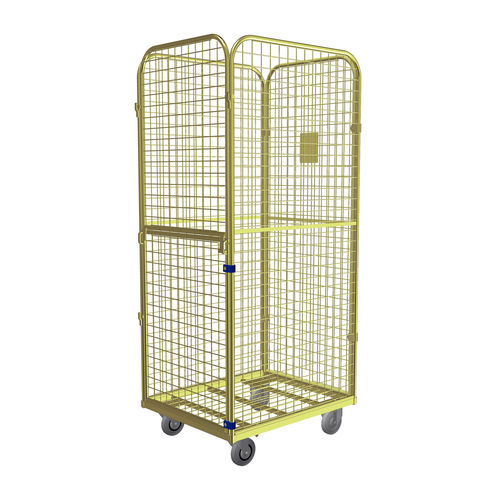 Roll-container per tessili - Premium XL - LKE GmbH - Excellence in Material Handling - 4 pannelli / in maglia metallica