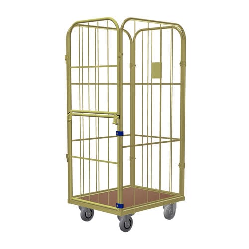 Roll-container per tessili - Junior X Combitainer - LKE GmbH - Excellence in Material Handling - 4 pannelli / in maglia metallica