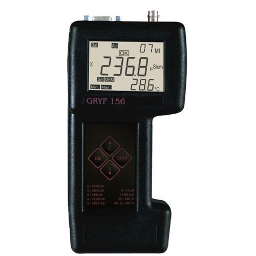 Conduttimetro portatile - GRYF 158 - GRYF - con compensazione automatica della temperatura