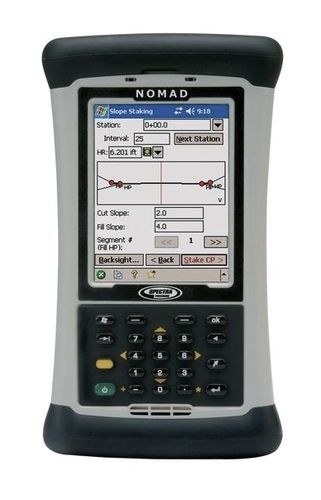 Computer palmare per raccolta dati topografici - Nomad® 900 - Spectra Precision - da terreno