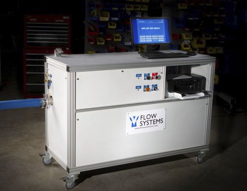 Banco di prova di portata d'aria - 0.002 - 0.42 lbm/s - Flow Systems - per materiali