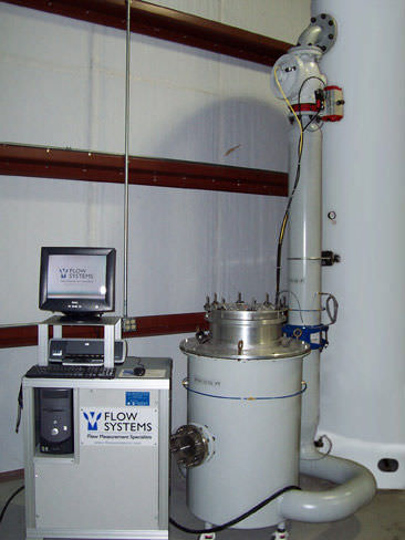 Banco di prova di portata d'aria - max. 16.0 lbm/s - Flow Systems - per materiali / meccanico