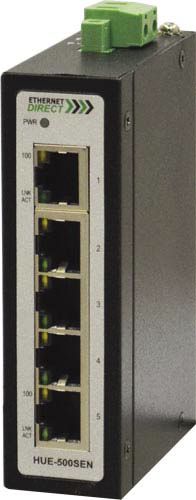 Switch Ethernet non gestibile - HUE-xxxSEN, HUG-x28EN series - Ethernet Direct - gigabit / su guida DIN / SFP+
