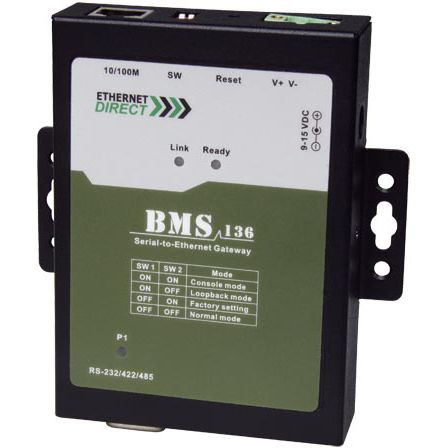 Device server serie - BMS-xxx series - Ethernet Direct - RJ45 / industriale