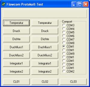 Software per test - flowcom Protokoll - systec Controls - per misuratore / Windows