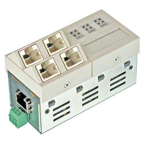 Switch Ethernet gestibile - MS450184PM-48 - MICROSENS GmbH & Co. KG - 8 porte / gigabit / integrato