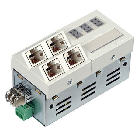 Switch Ethernet gestibile - MS450860M - MICROSENS GmbH & Co. KG - 8 porte / gigabit / in fibra ottica