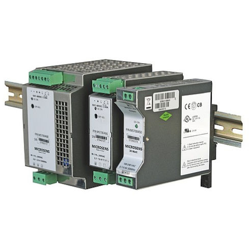 Alimentatore elettrico su guida DIN - MS700430 - MICROSENS GmbH & Co. KG - AC/DC / regolabile / Power over Ethernet