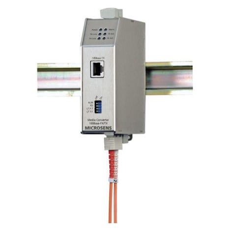 Convertitore di media - MS65042x series - MICROSENS GmbH & Co. KG - Ethernet media / serie / RS-485