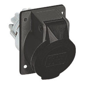 Presa elettrica a muro - PN 1663 PI - ILME - da incasso / autoestinguibile / IP44