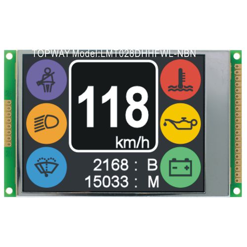 Modulo di visualizzazione TFT - LMT028DHHFWL-NBN - TOPWAY LCD - a colori / 320 x 240 / 2.8"