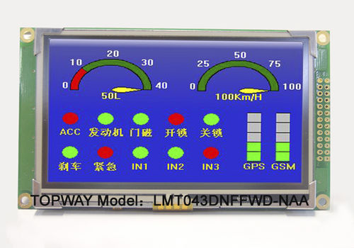 Modulo di visualizzazione TFT - LMT043DNFFWD-NCA - TOPWAY LCD - a colori / industriale / su misura