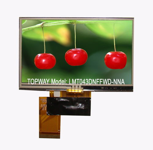 Modulo di visualizzazione LCD - LMT043DFFFWD - TOPWAY LCD - a colori / 480 x 272 / industriale