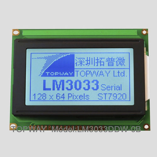 Display LED - LM3033DDW-0B - TOPWAY LCD - alfanumerico / a matrice di punti / grafico