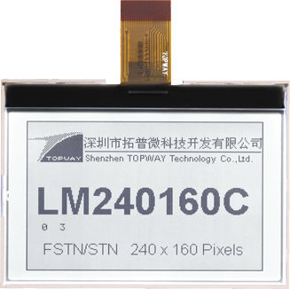 Modulo di visualizzazione LCD - LM240160XCW  - TOPWAY LCD - grafico / monocromatico / 240 X 160