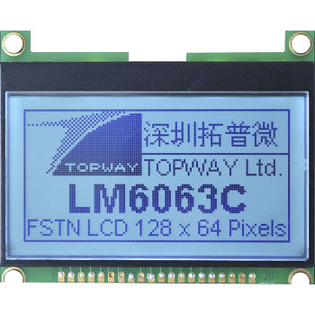 Modulo di visualizzazione grafico - LM6063CCW - TOPWAY LCD - LCD / monocromatico / 128 x 64